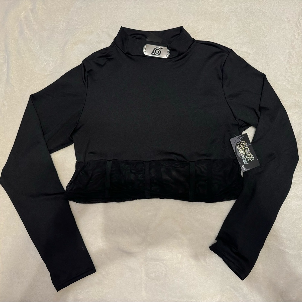 large Spencer’s black Naruto Shippuden Kakashi long sleeve